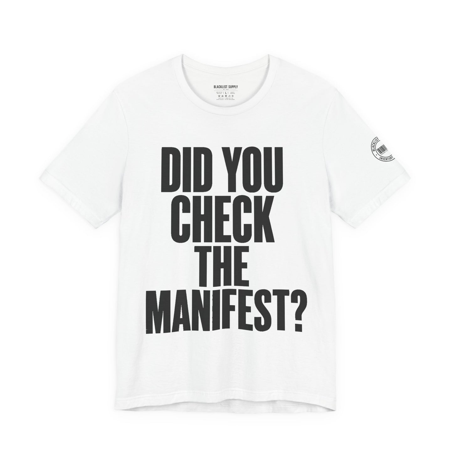 Did You Check The Manifest?